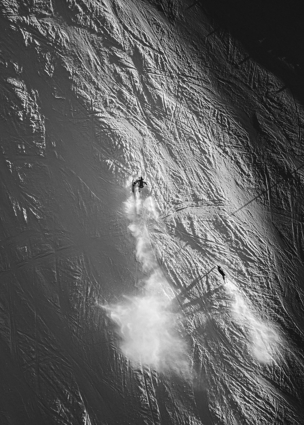 Ski x Drohne, Fotoprojekt von Lucas Kampf